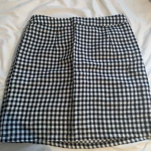 forever 21 gingham skirt